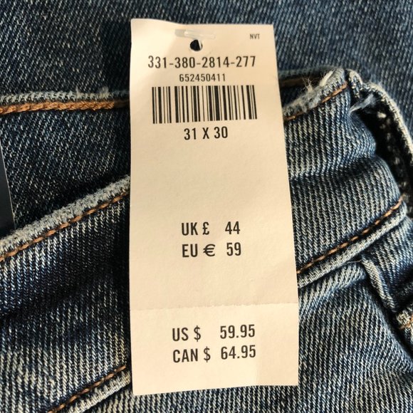 HOLLISTER Epic Flex Baggy Jeans - Mens 31x30 - Picture 8 of 8